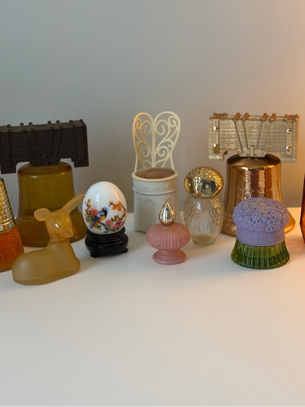 Lot of Avon Perfume Bottles and Makeup